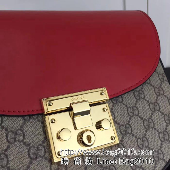 GUCCI古馳原單 新款專櫃品質原單皮質453189 啡梅紅大紅單肩斜挎包 HY1140